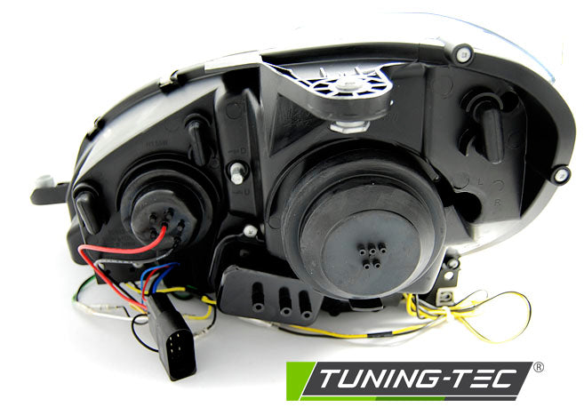 Tuning-Tec LED Tagfahrlicht Scheinwerfer für Mercedes Benz C-Klasse W204 11-14 (Mopf) schwarz