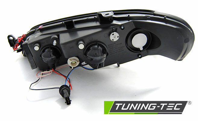 Tuning-Tec CCFL Angel Eyes Scheinwerfer für Opel Vectra B Facelift 99-02 schwarz