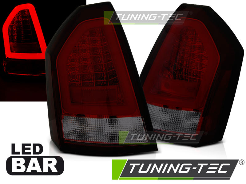 Tuning-Tec LED Lightbar Rückleuchten für Chrysler 300C Limousine 05-08 rot/rauch