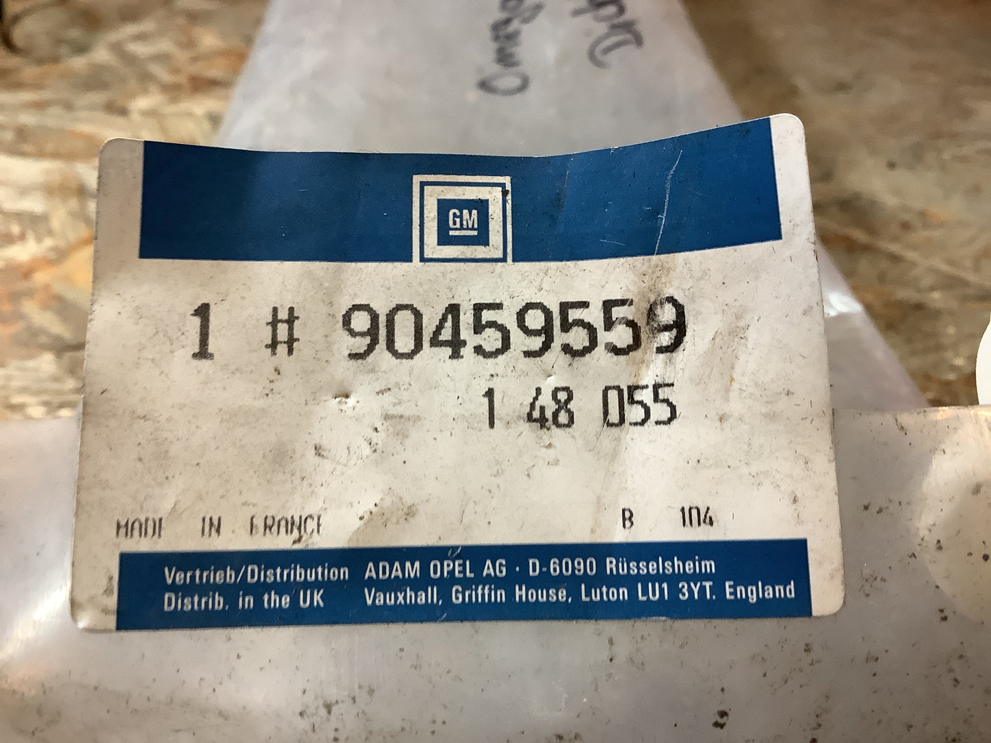 Omega B Dichtung Fensterführung Tür H.L Original GM NEU