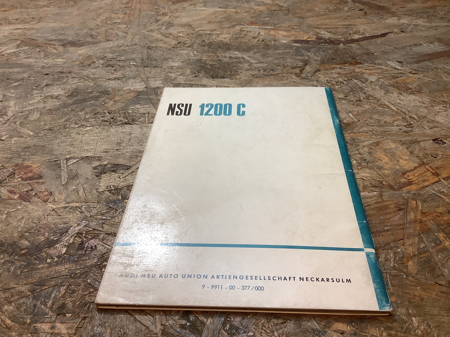 Betriebsanleitung, Kundendienstheft NSU 1200C