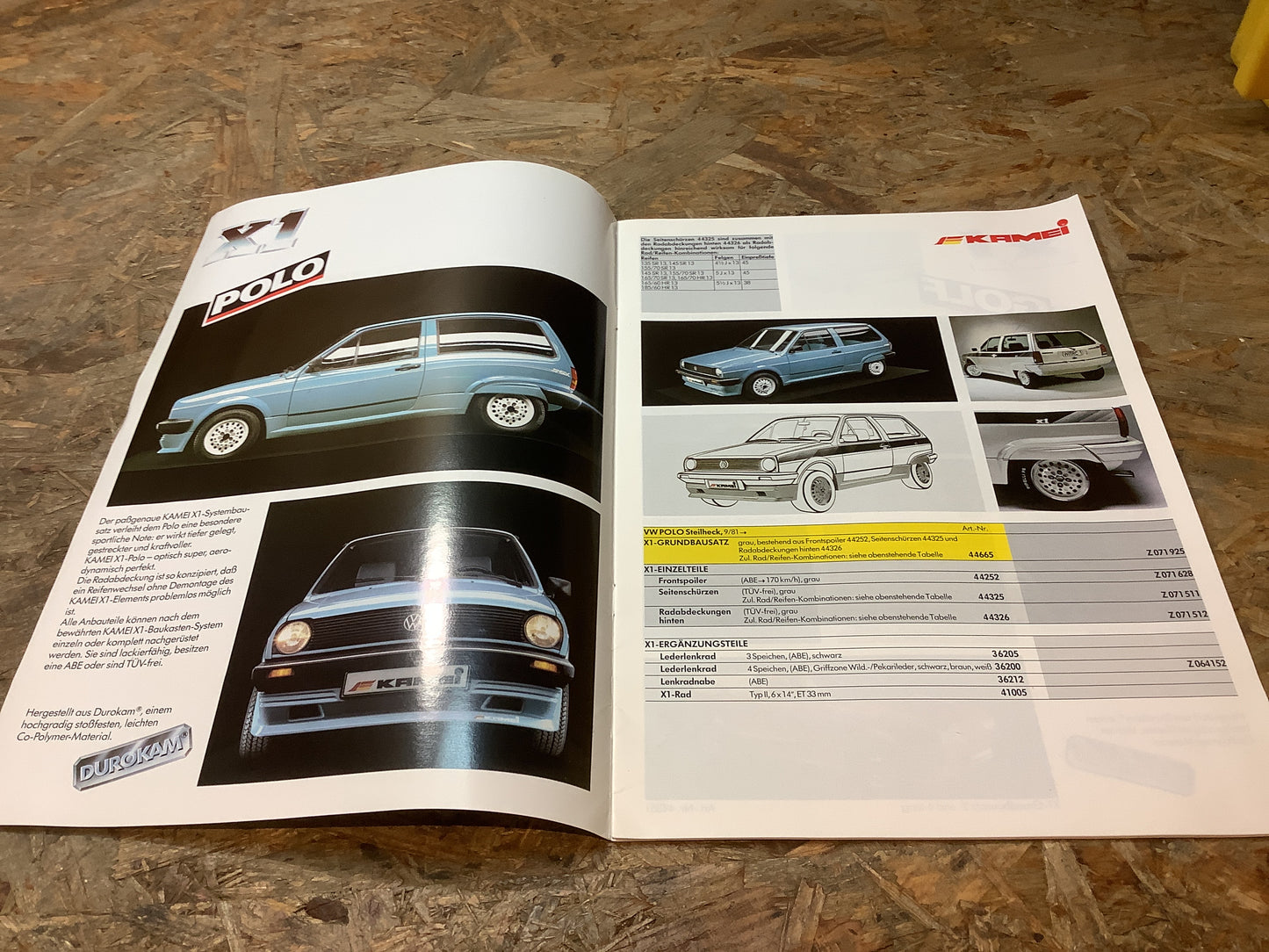 Volkswagen Prospekt von Kamei