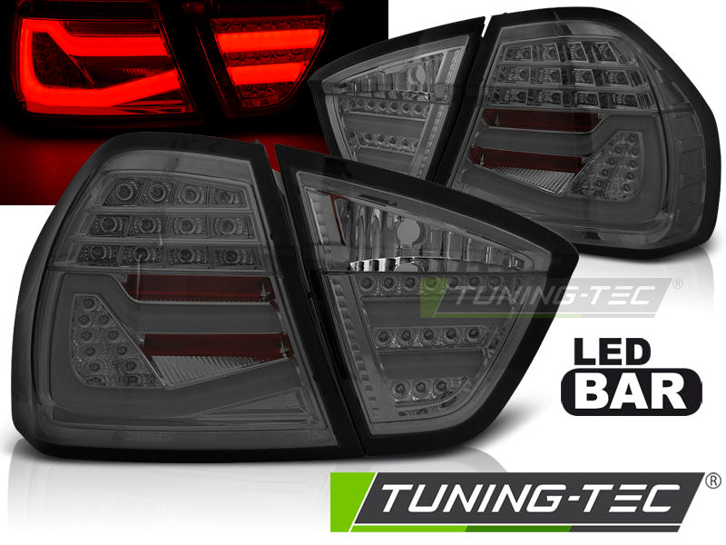 Tuning-Tec LED Lightbar Rückleuchten für BMW 3er E90 05-08 rauch