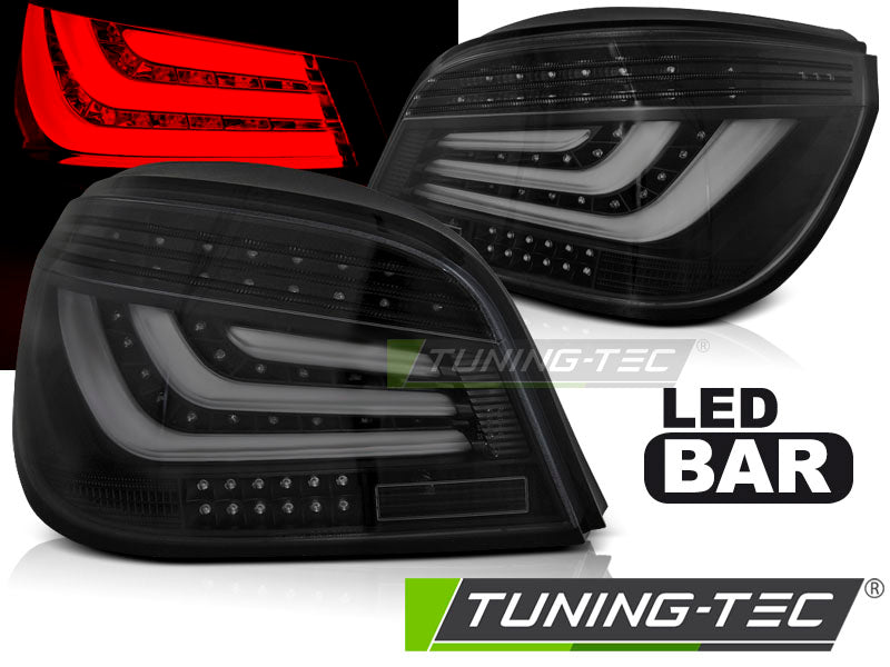 Tuning-Tec LED Lightbar Rückleuchten für BMW 5er E60 LCI Limousine 07-10 schwarz