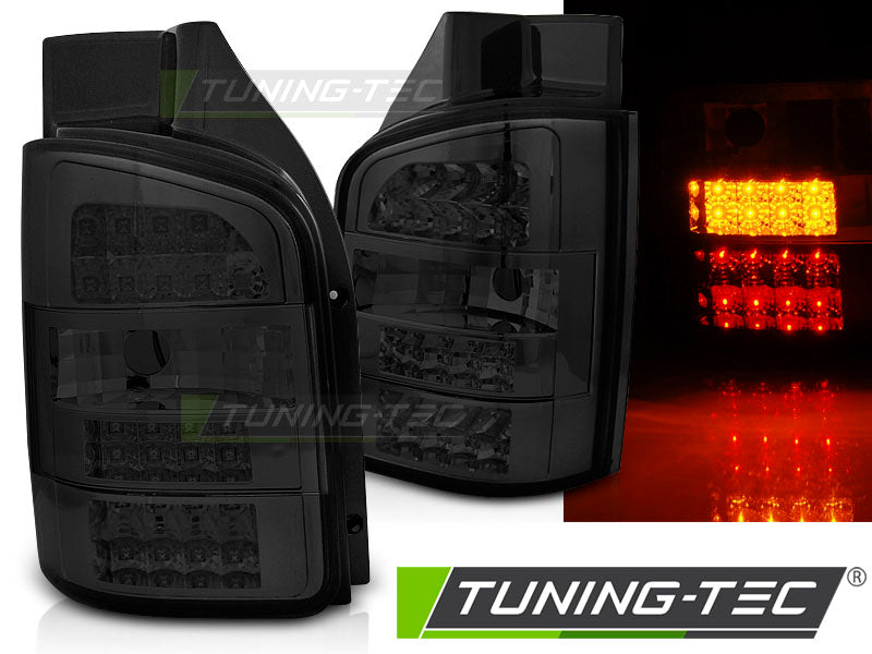 Tuning-Tec LED Rückleuchten für VW T5 03-09 schwarz/rauch (Doppeltürer)