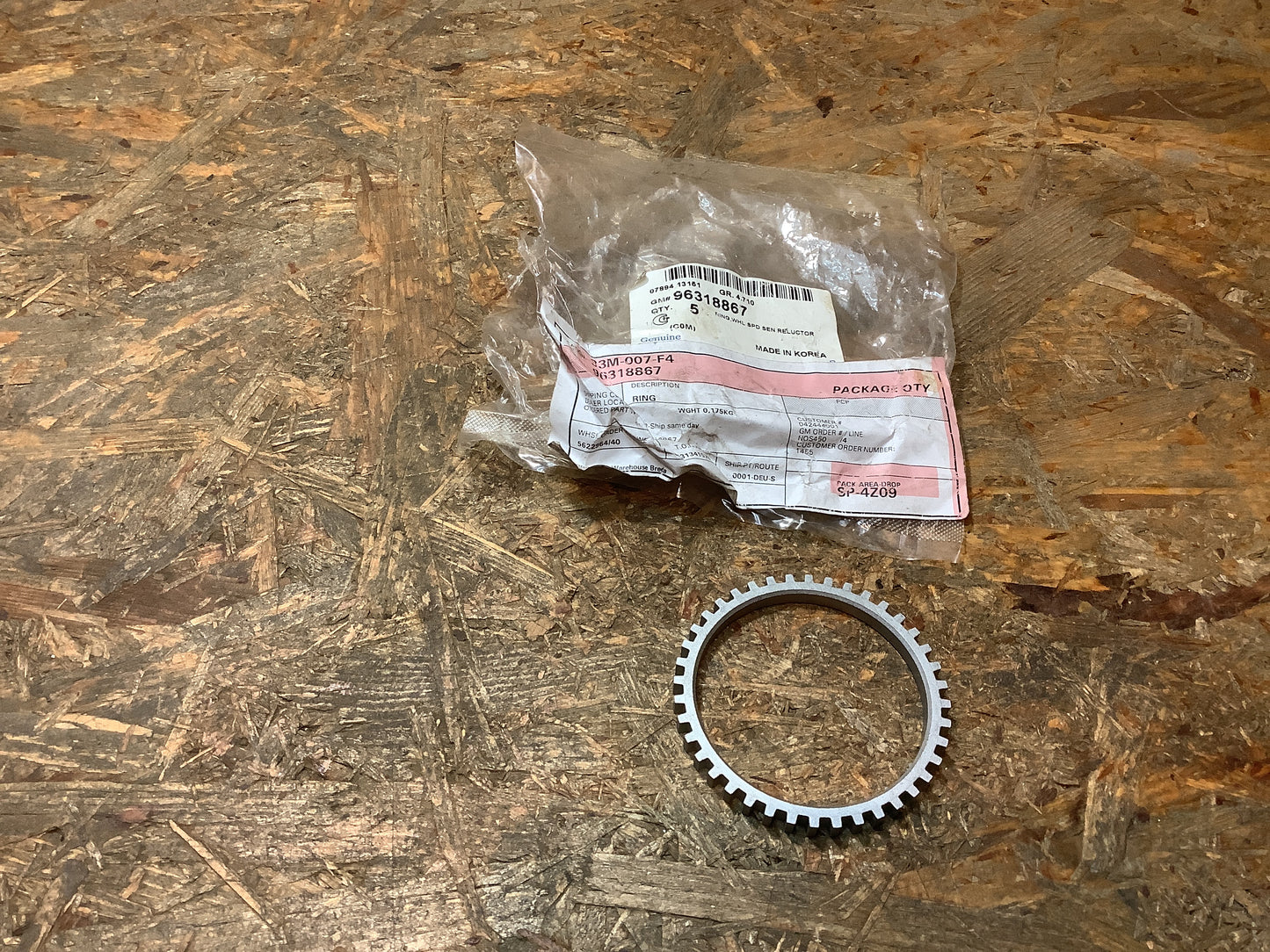 Chevrolet Matiz ABS- Sensorring Original GM NEU