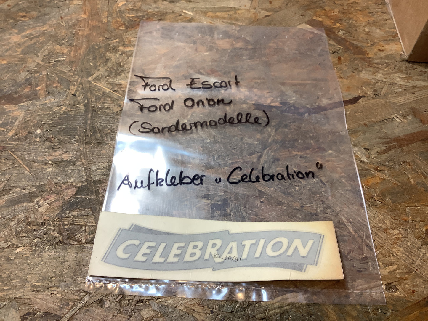 Aufkleber „Celebration“ Original Ford NEU