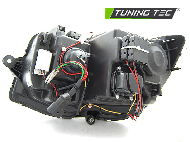 Tuning-Tec LED Tagfahrlicht Scheinwerfer für VW T6 15-19 chrom mit dynamischem LED Blinker