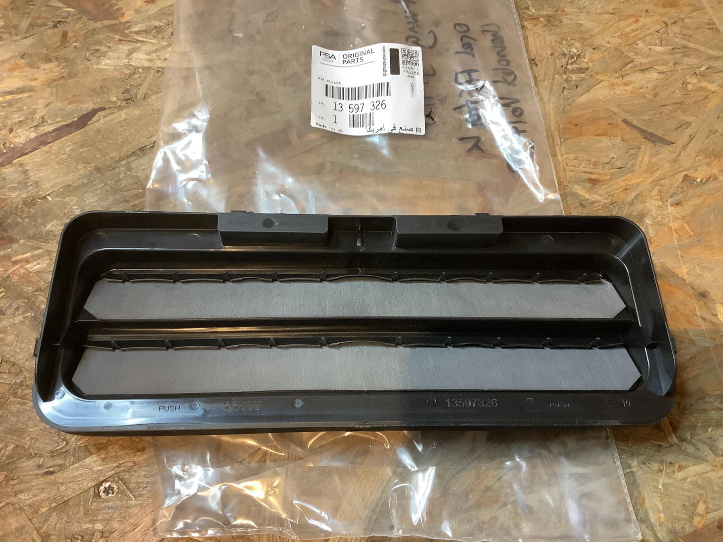 Opel Astra K, Chevrolet Volt II Lüftungsgitter Original PSA NEU