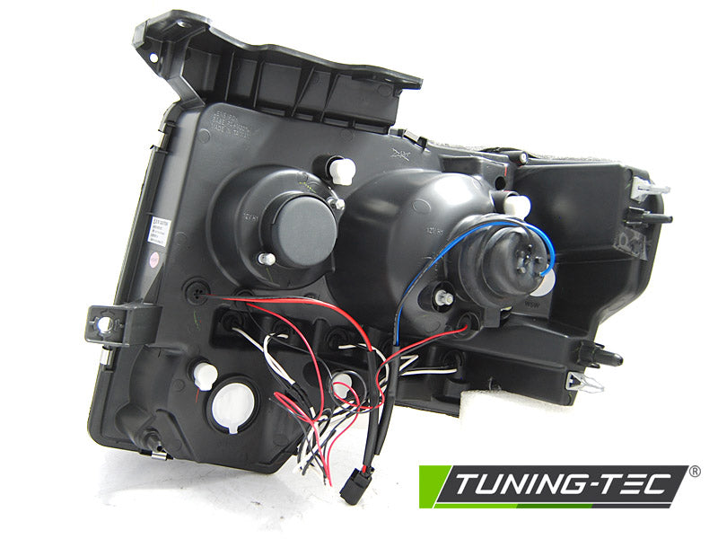 Tuning-Tec LED Angel Eyes Scheinwerfer für Ford F150 MK12 08-14 schwarz