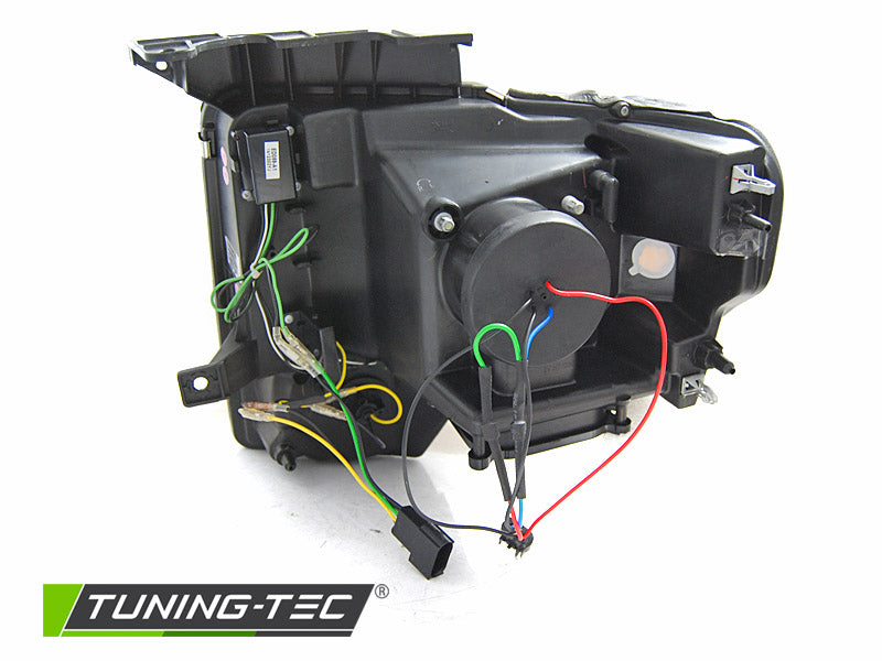 Tuning-Tec LED Tagfahrlicht Scheinwerfer für Ford F150 MK12 08-14 schwarz mit LED Blinker
