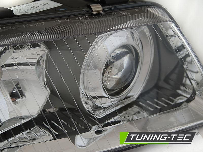 Tuning-Tec Klarglas Scheinwerfer Links für Audi A3 8L 3/5 Türer 00-03 chrom