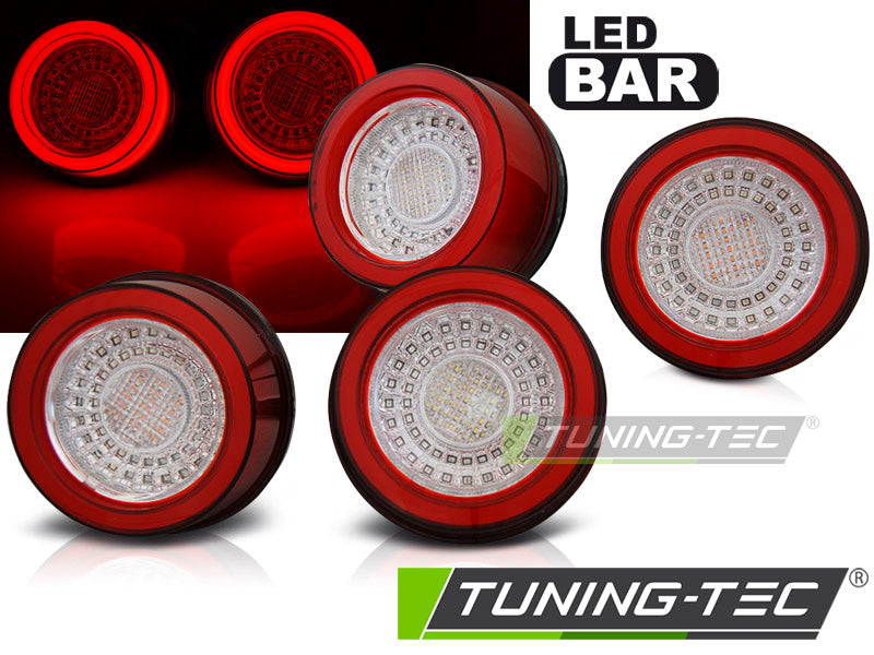 Tuning-Tec Voll LED Rückleuchten für Ferrari F355 94-99 / F360 99-05 rot/weiß