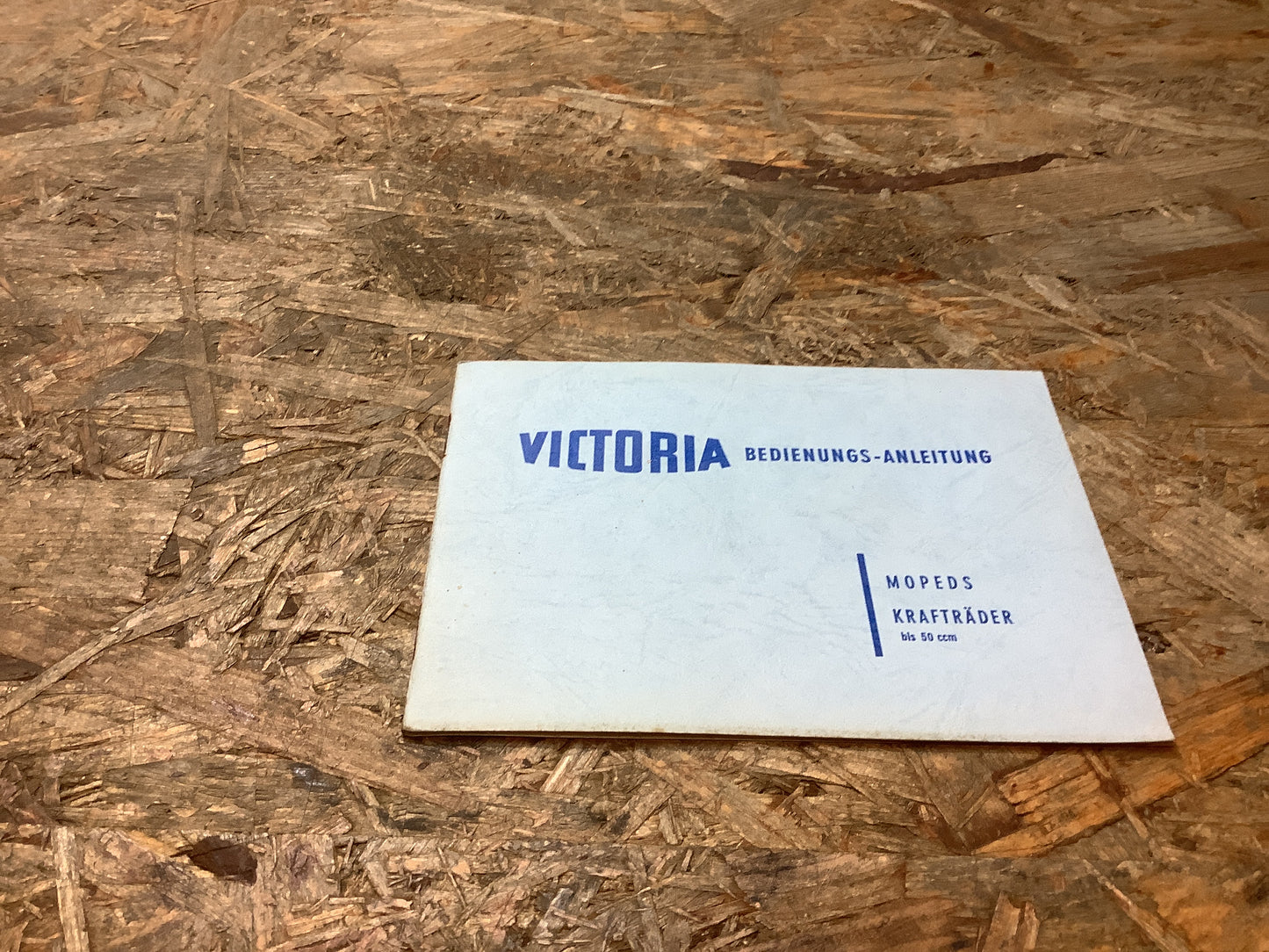 Victoria Bedienungsanleitung Mopeds Krafträder bis 50ccm