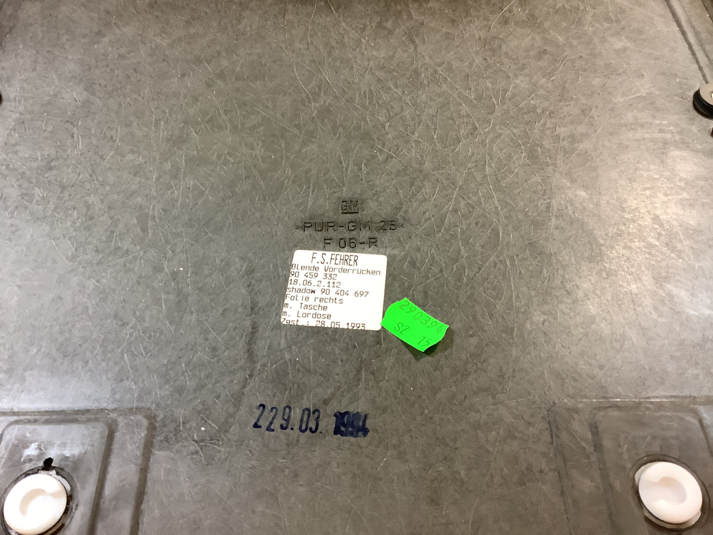 Opel Omega B Vorderer Sitz, rechts Rücken hinten Original GM NEU