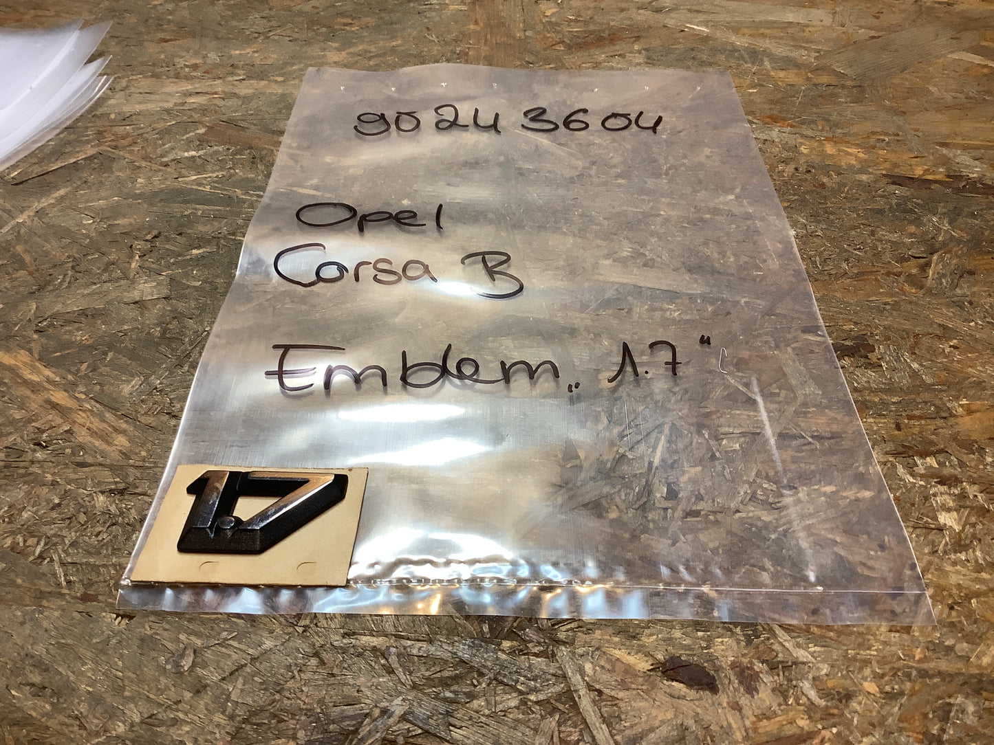 Emblem „1.7“ Original Opel NEU