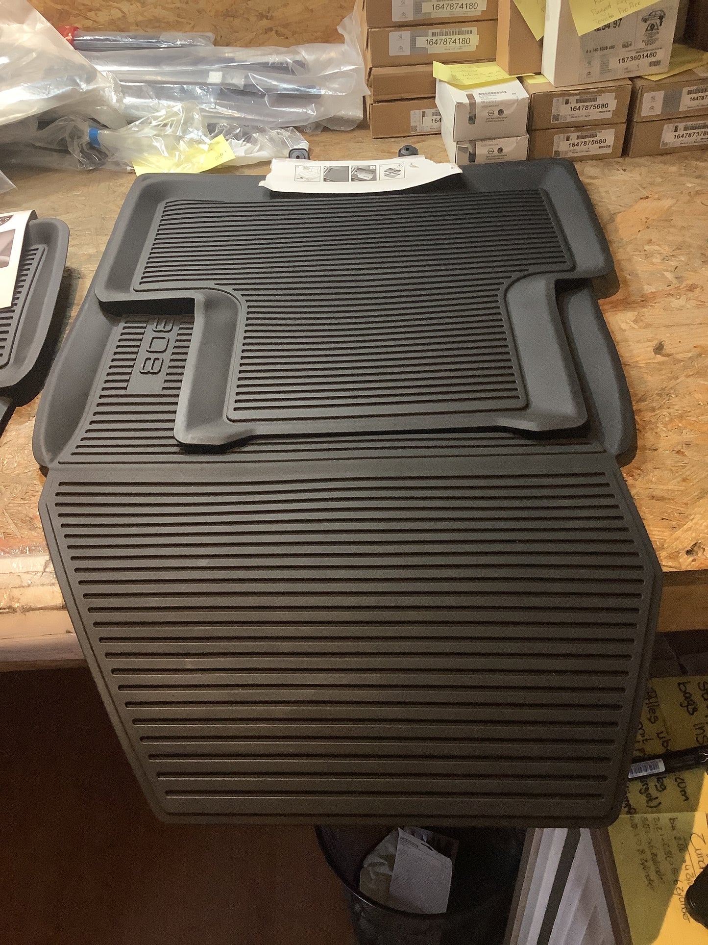 Peugeot 308 Fußmattensatz Gummi Original Peugeot NEU