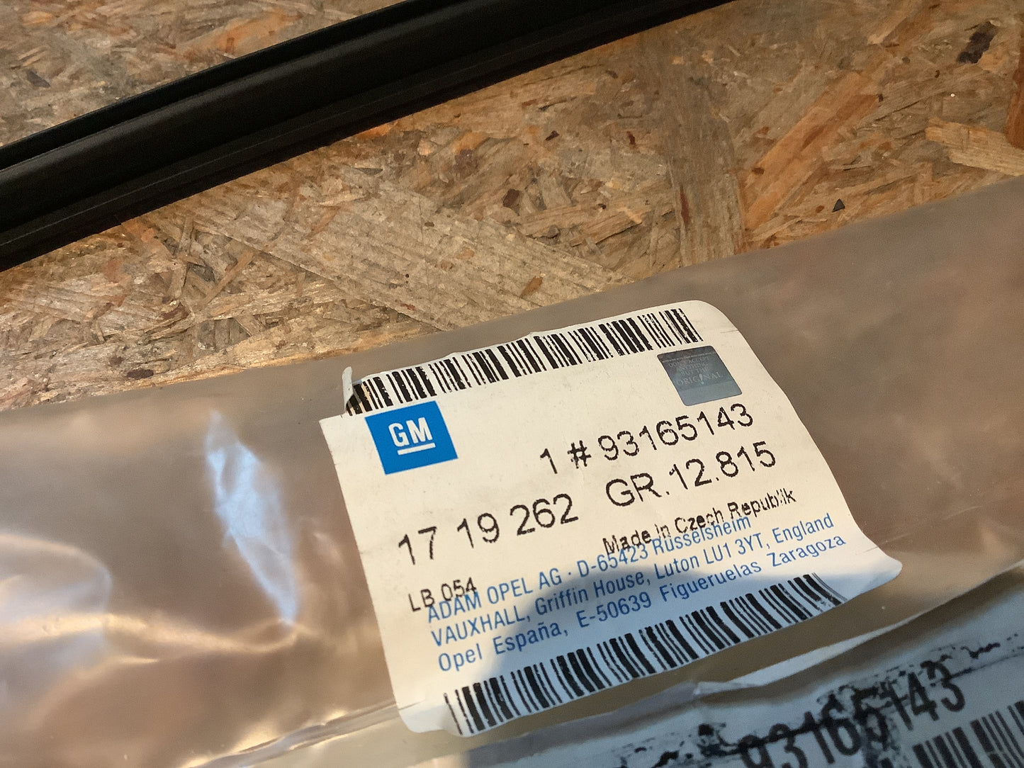 Opel Vectra C Abdeckung Dachträgermaschine Original GM NEU