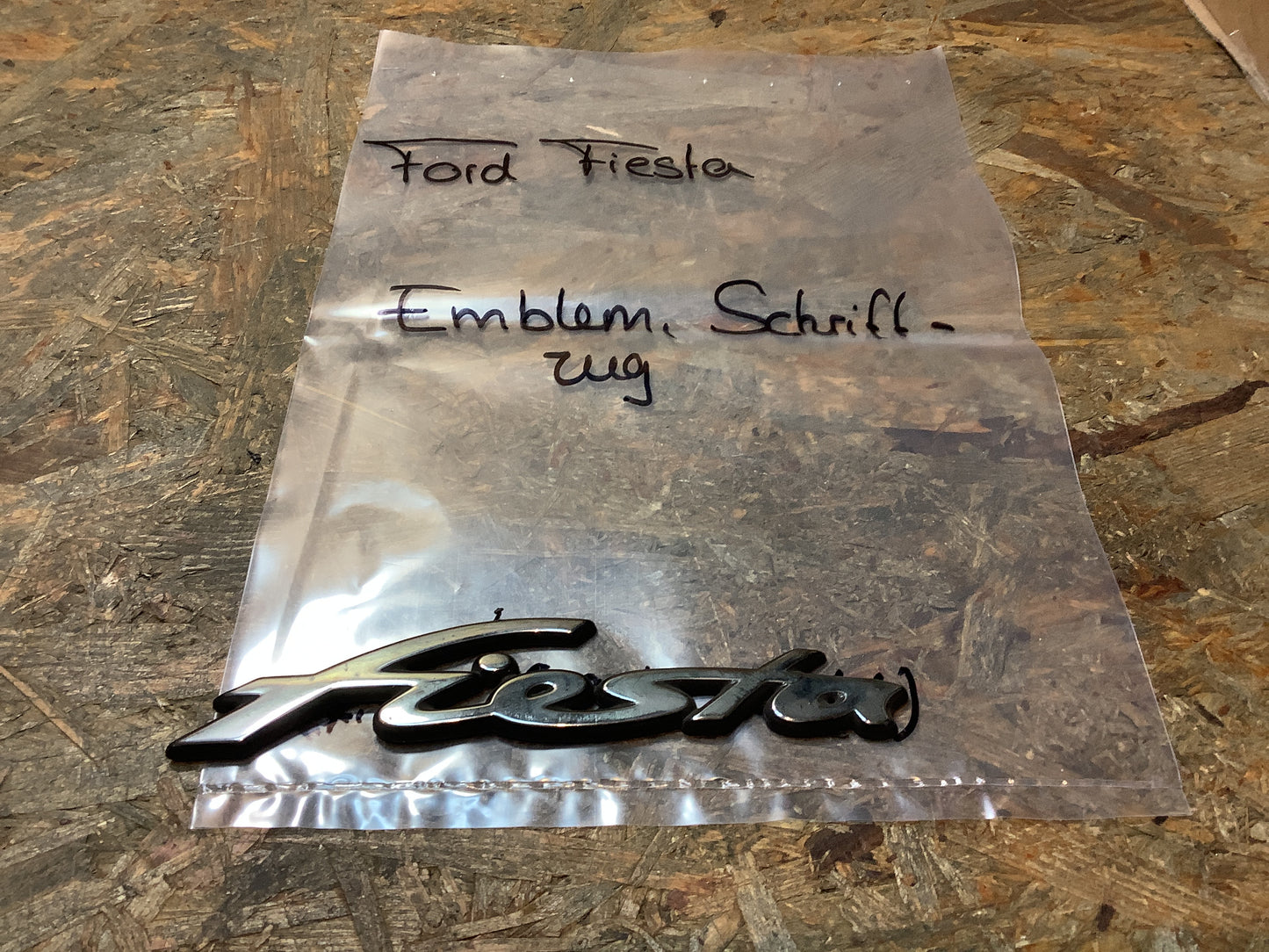 Emblem, Schriftzug „Fiesta“ Original Ford GEBRAUCHT