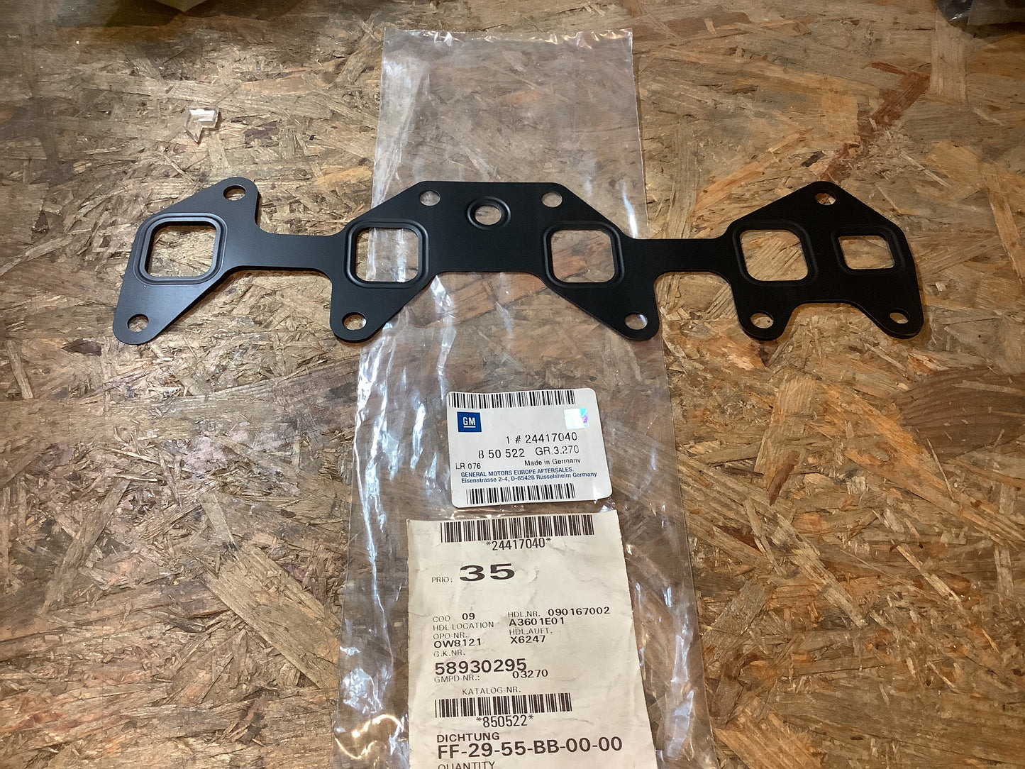 Opel Corsa A, Ascona C, Astra F Ansaugkrümmer Dichtung Original GM NEU