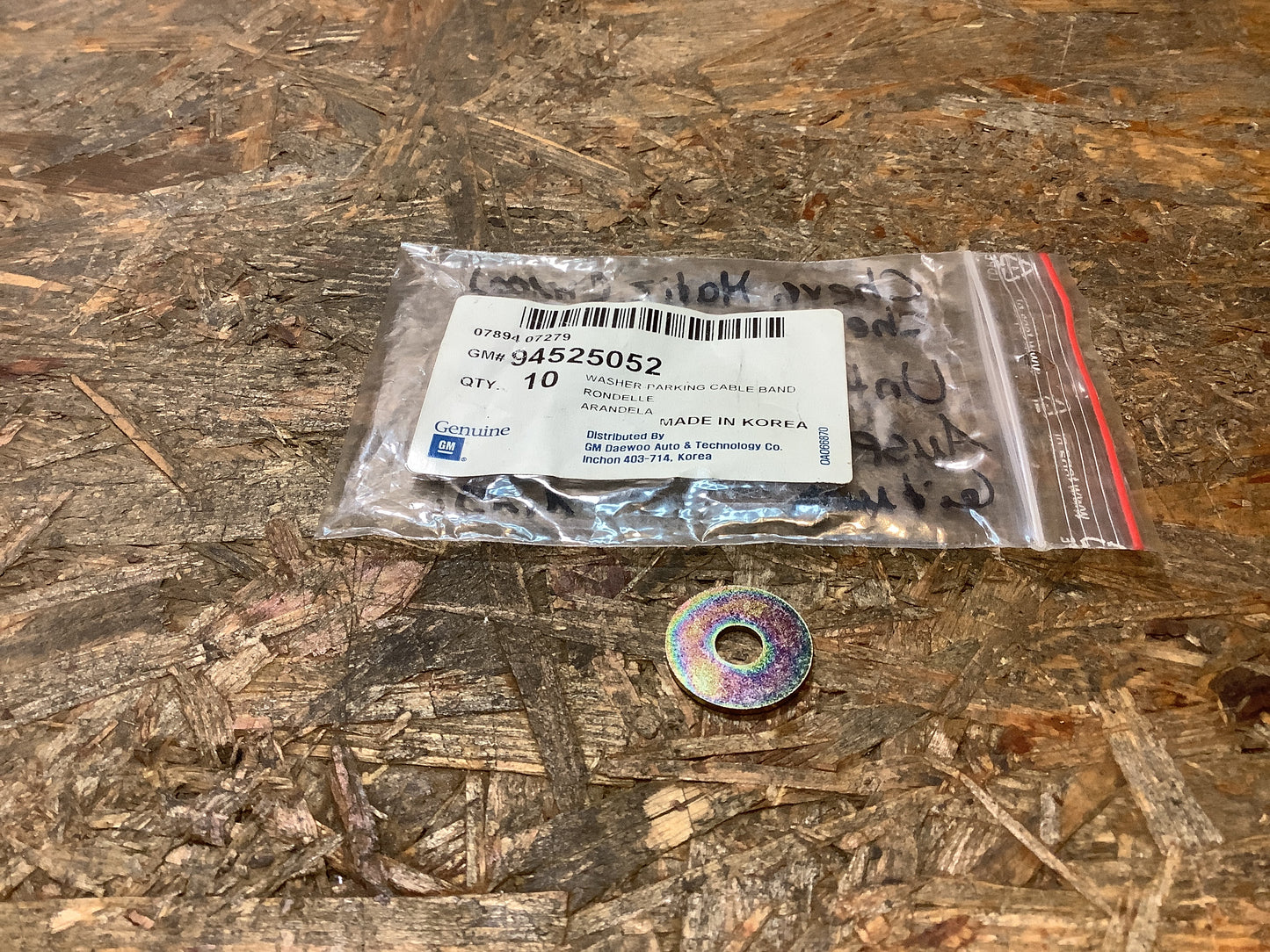 Chevrolet Matiz (M100); Chevrolet Spark (M100) Unterlegscheibe an Auspuffsrohrleitung Original GM NEU