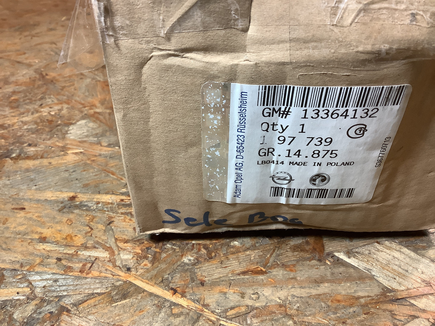 Meriva B, Sicherheitsgurt hinten links Original GM NEU