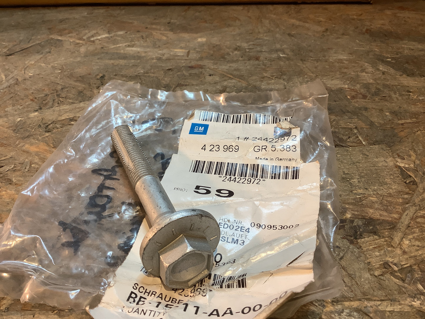 Opel Vectra C Schraube Spurstange innen Original GM NEU