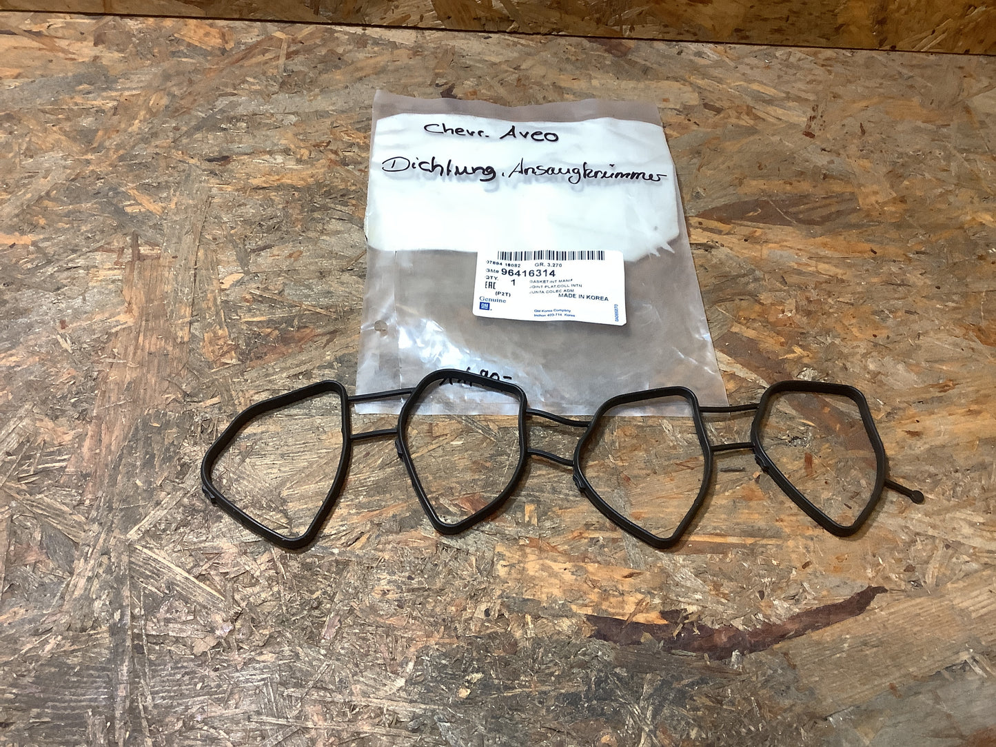 Chevrolet Aveo Dichtung, Ansaugkrümmer Original GM NEU