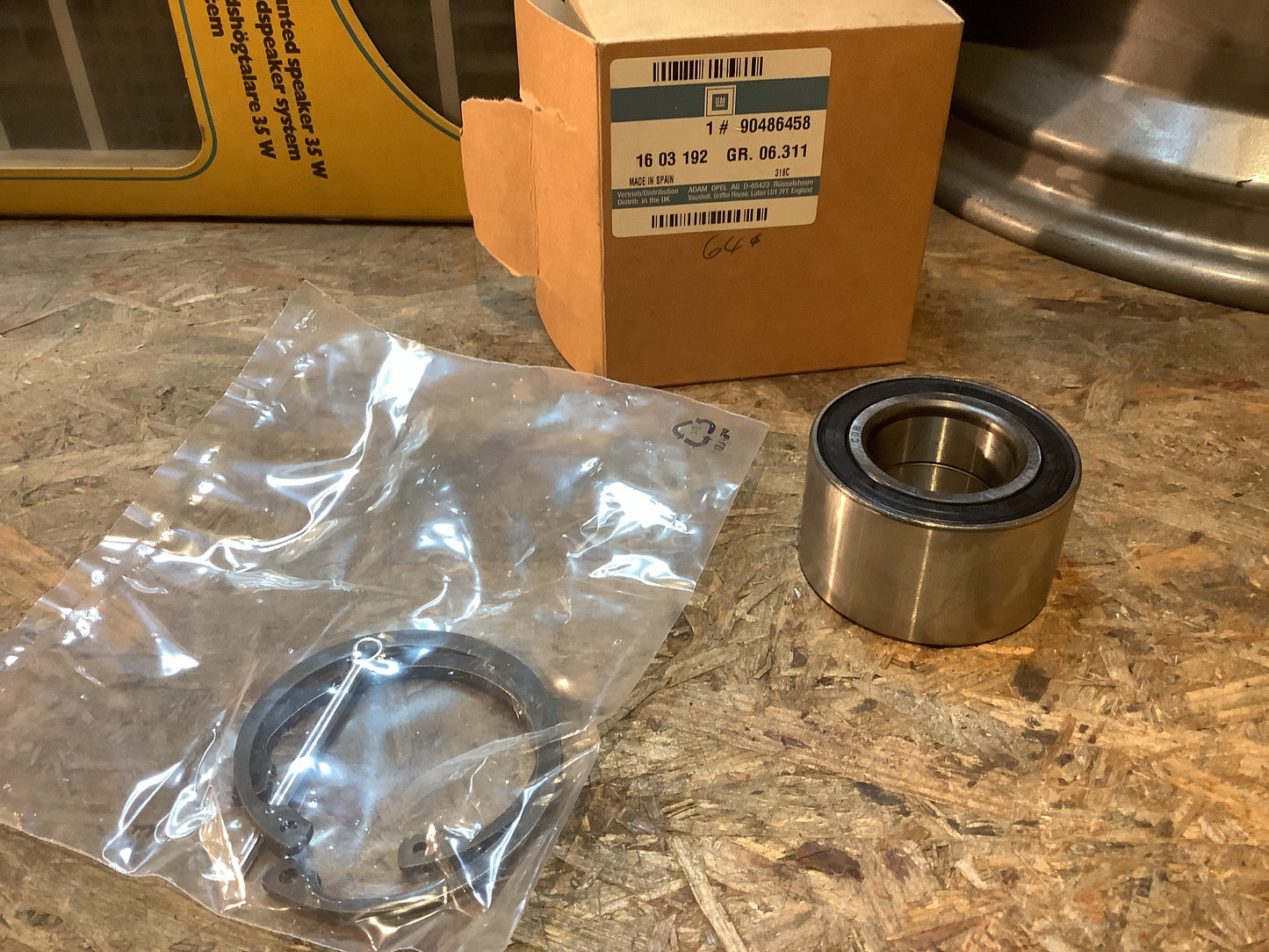 Opel Vectra A, Kadett E, Astra F Radlagersatz Original GM NEU