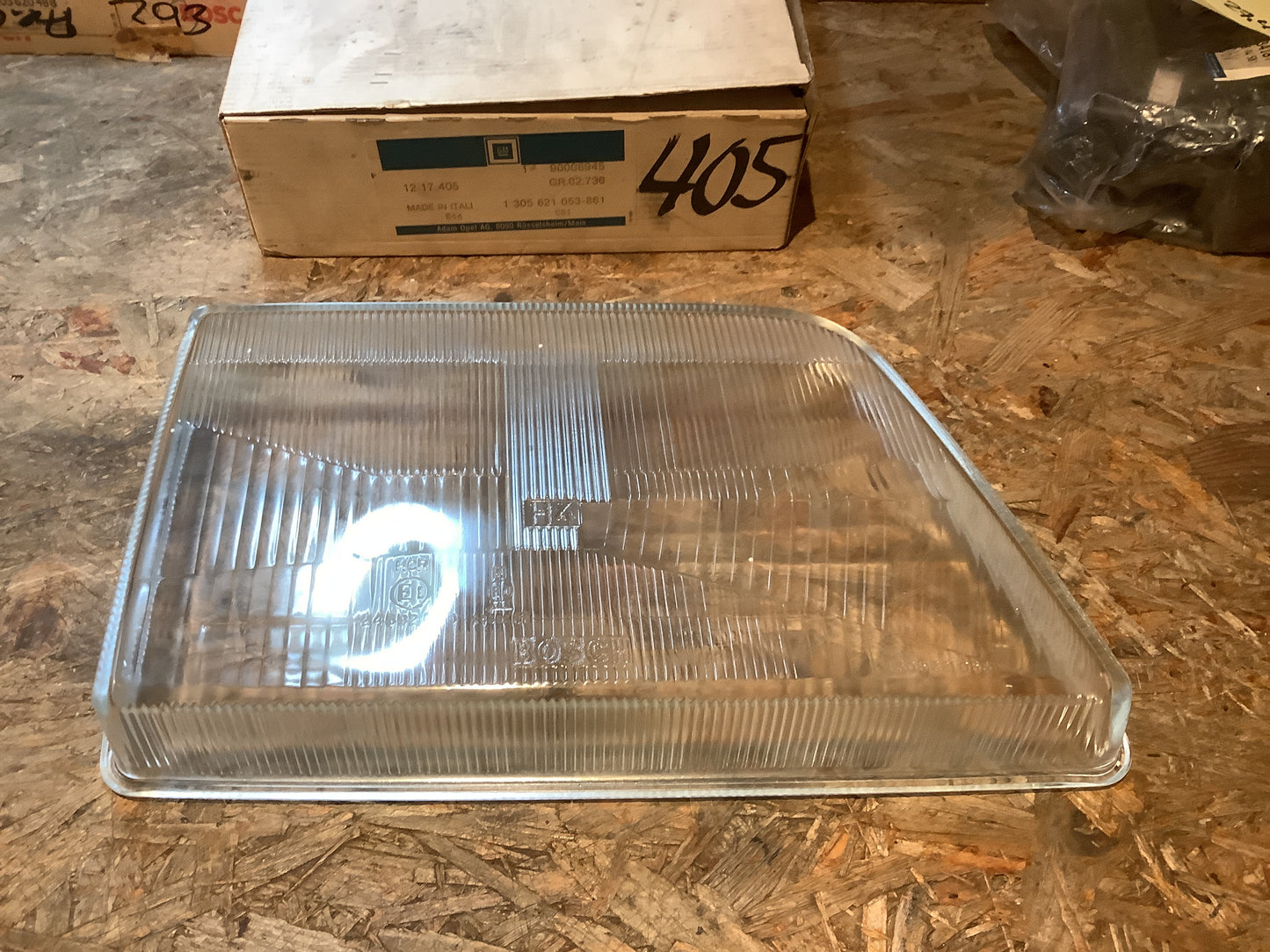 Opel Ascona C Scheinwerferglas rechts Original GM NEU