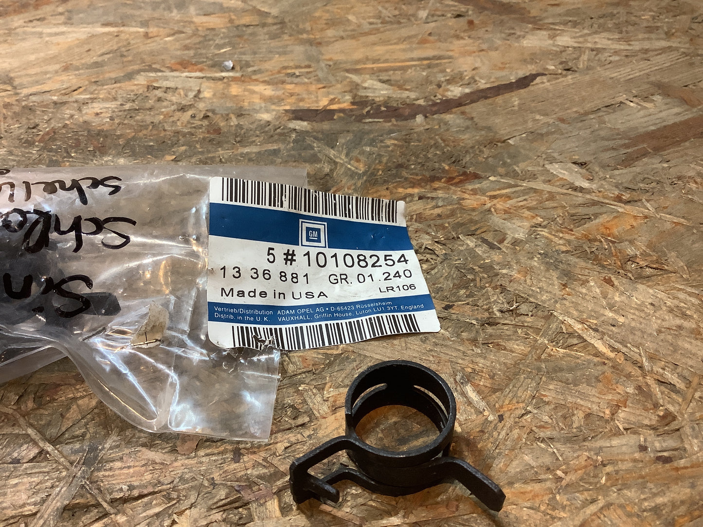 Sintra Schlauchschelle Original GM NEU