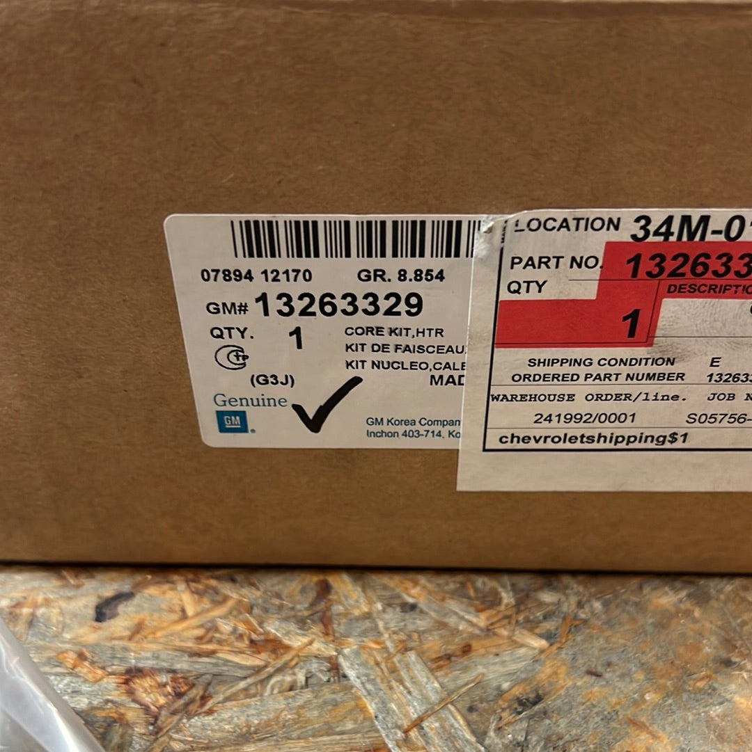 Original GM Opel Heizkörper Insignia Meriva B NEU 13263329