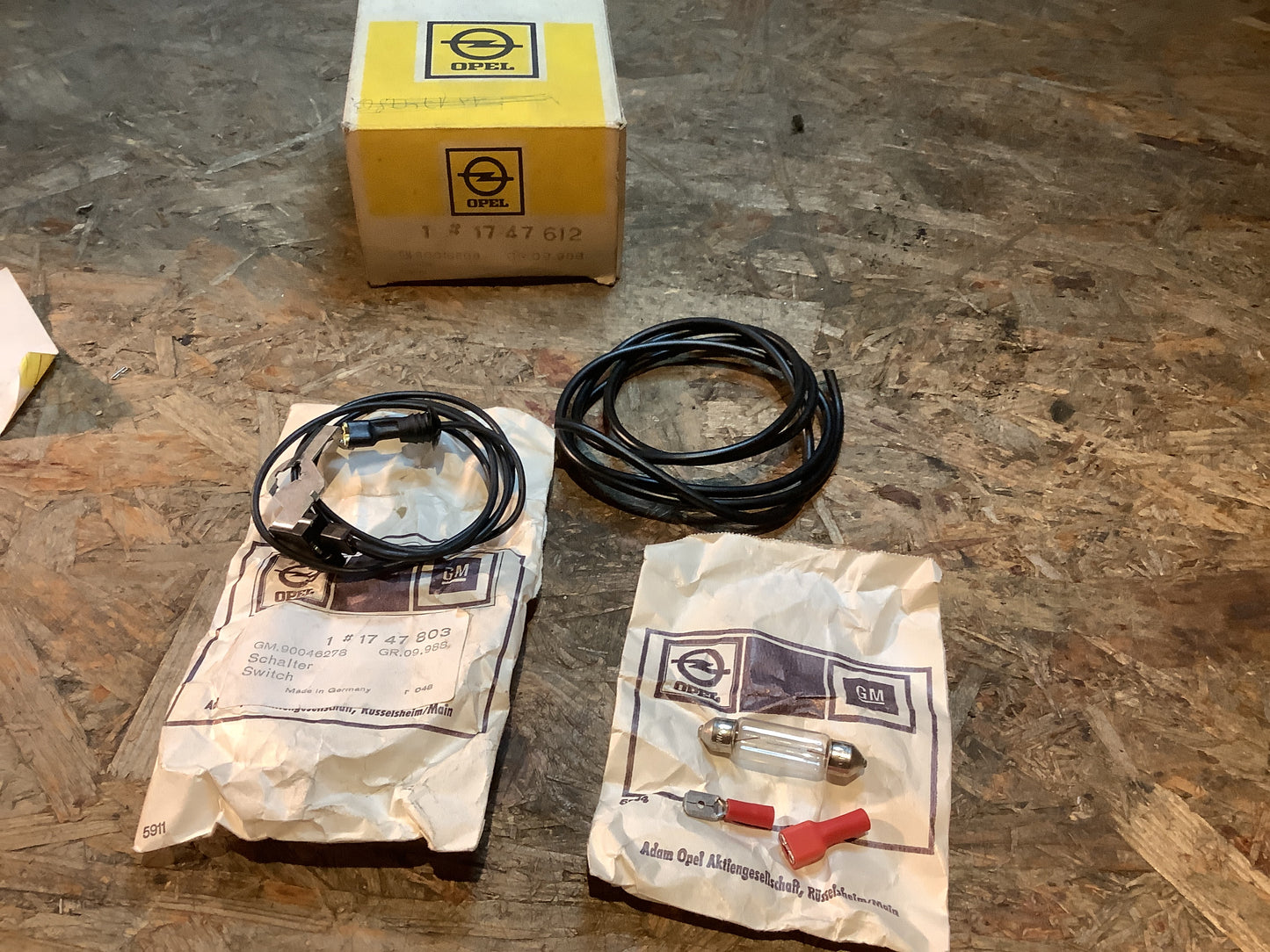 Opel Rekord E Caravan Leuchte Laderaum Original Opel NEU