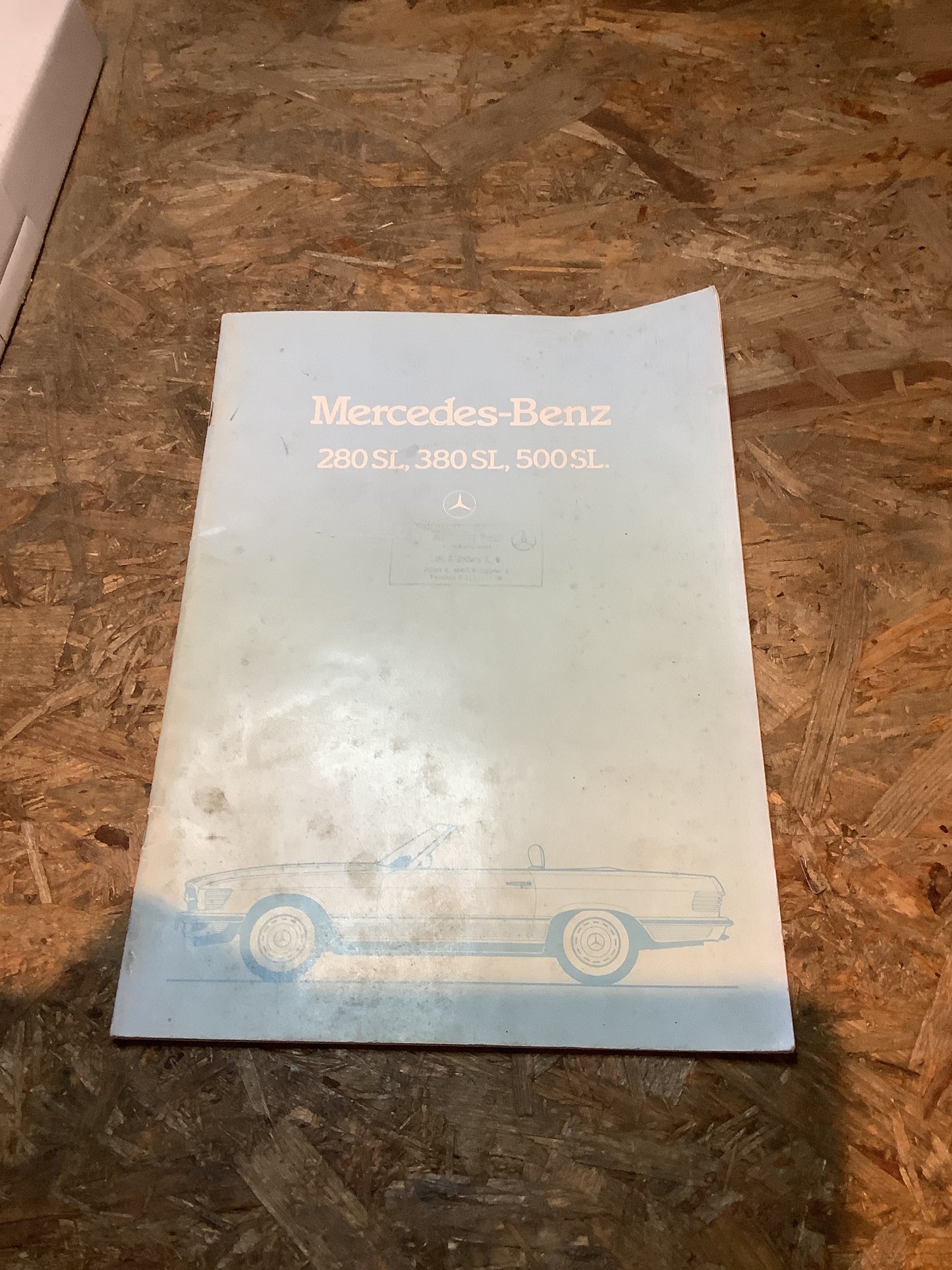 Mercedes-Benz Heft für Mercedes-Benz 280SL, 380SL, 500SL