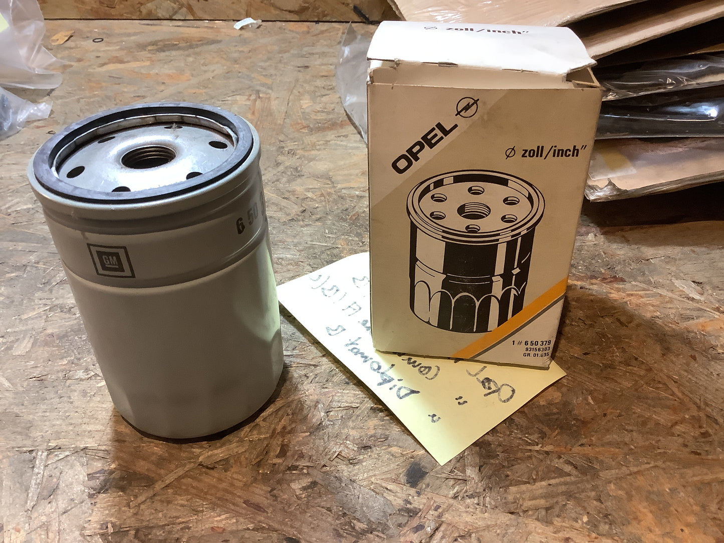 Opel Admiral A/B, Commodore A/B/C, Diplomat B Ölfilter Original Opel NEU