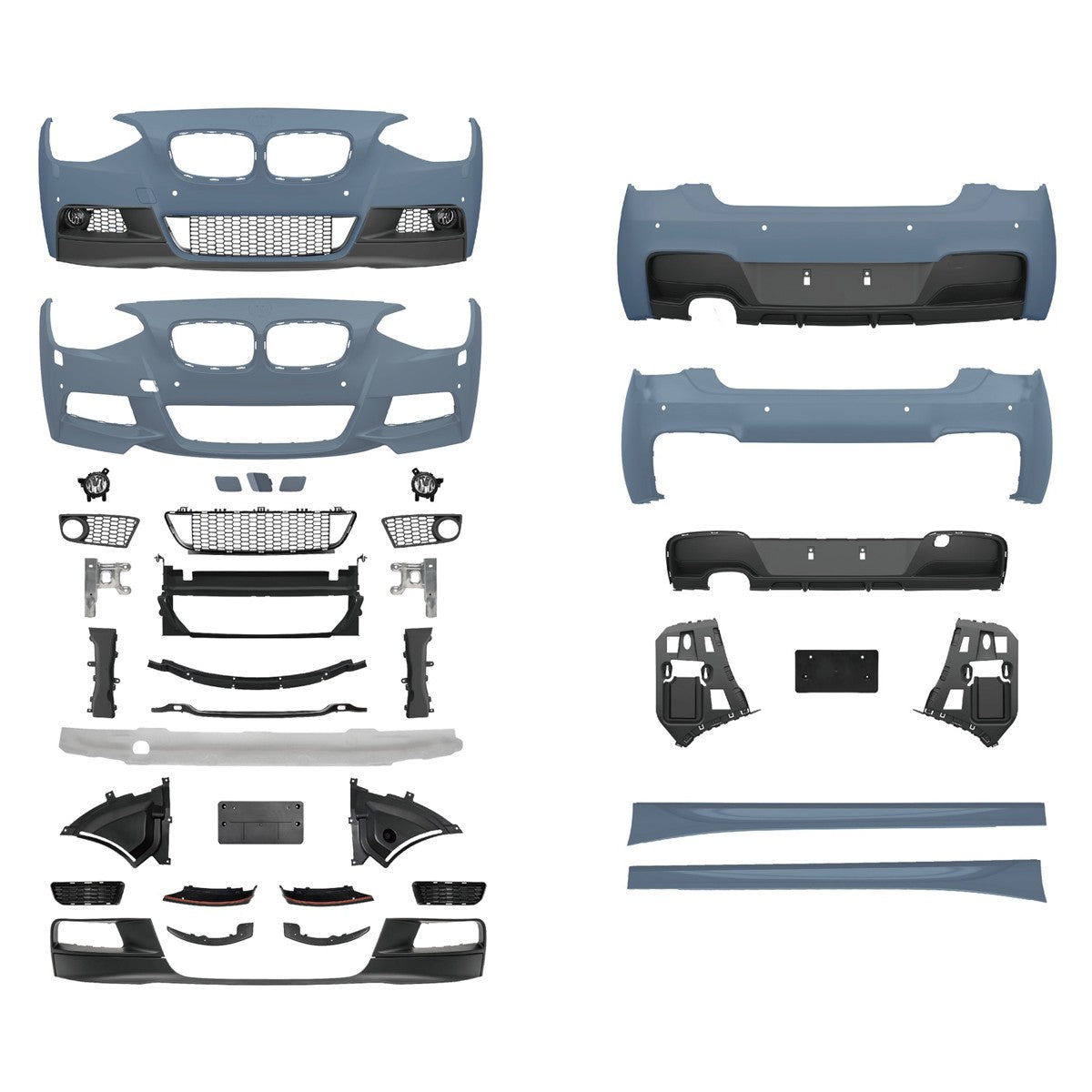 Bodykit Stoßstangen-Set PDC SRA passend für BMW 1er F20 Hatchback 2011-2015