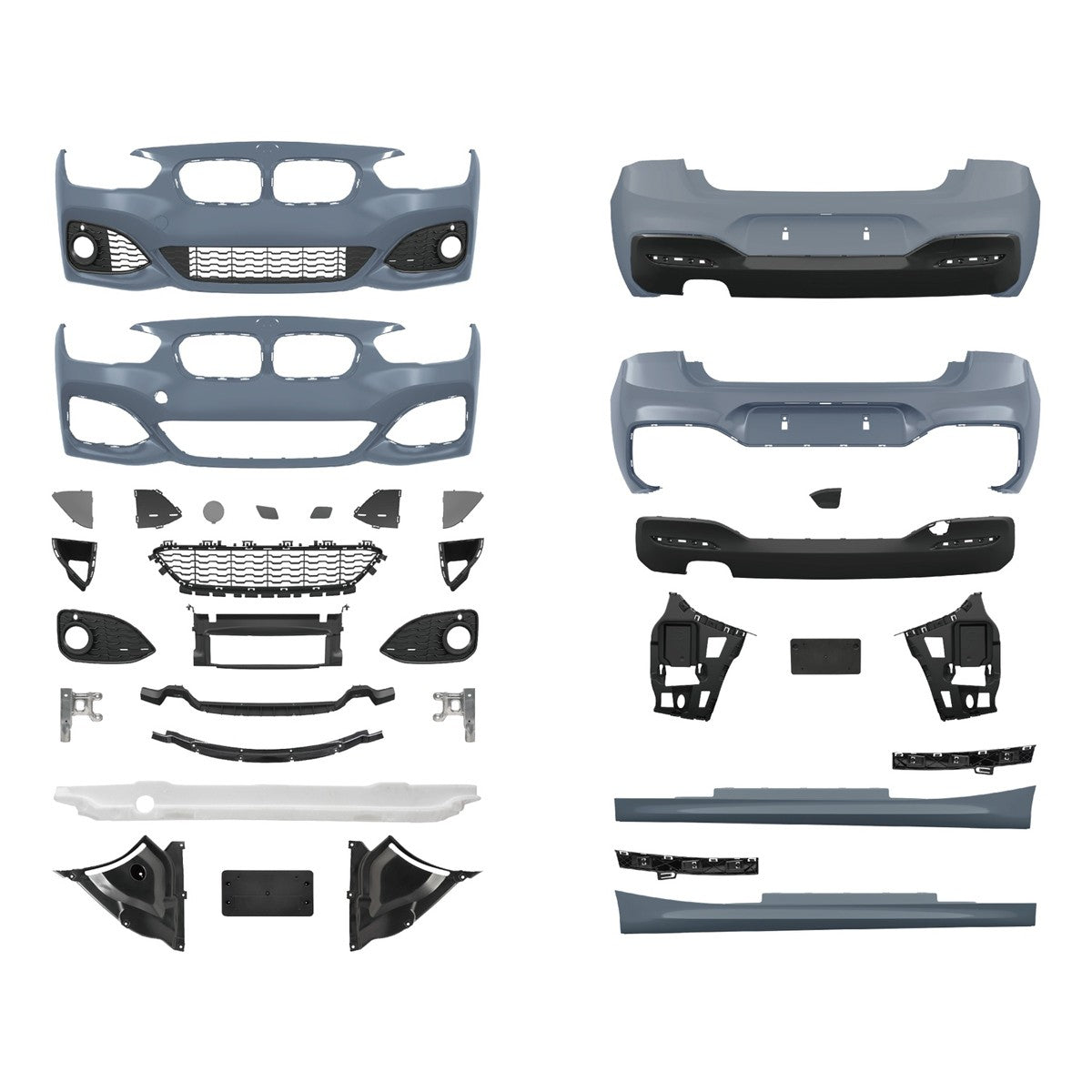Bodykit Stoßstangen-Set PDC SRA passend für BMW 1er F21 Hatchback 2015-2019