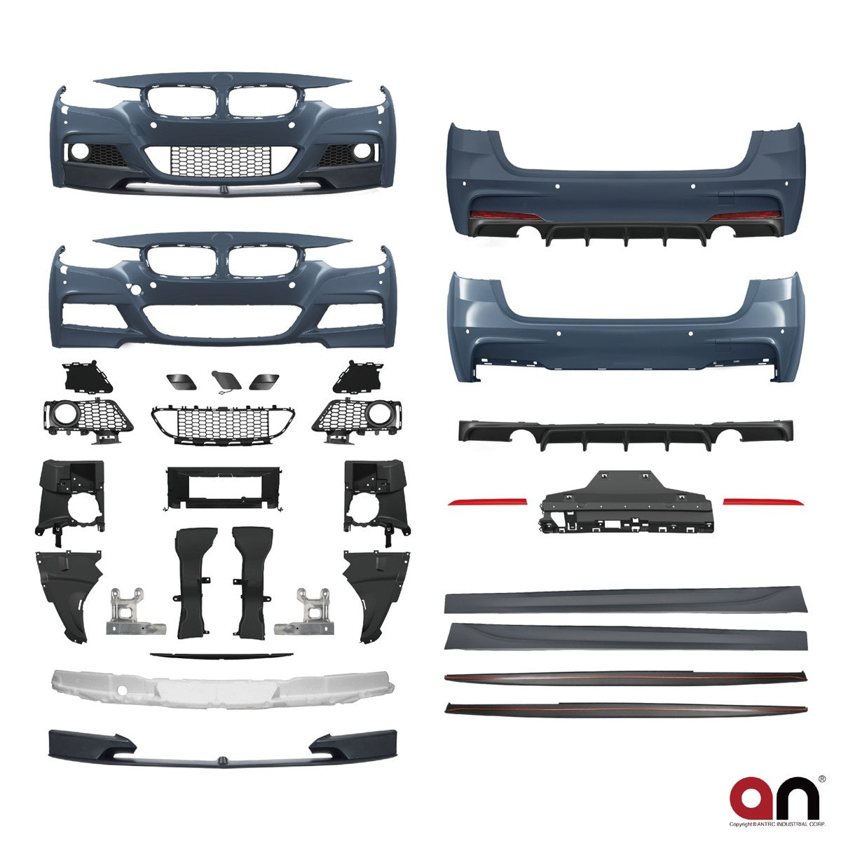 Bodykit Stoßstangen-Set PDC SRA passend für BMW 3er F31 Touring 2012-2019
