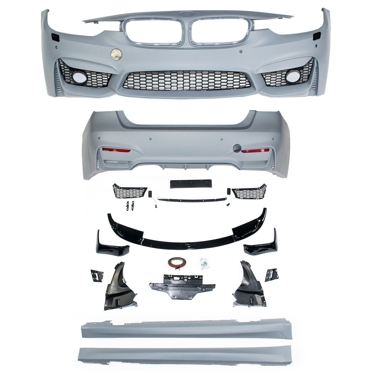 Bodykit Stoßstangen Set passend für BMW 3er (F30) Limousine 2012-2018