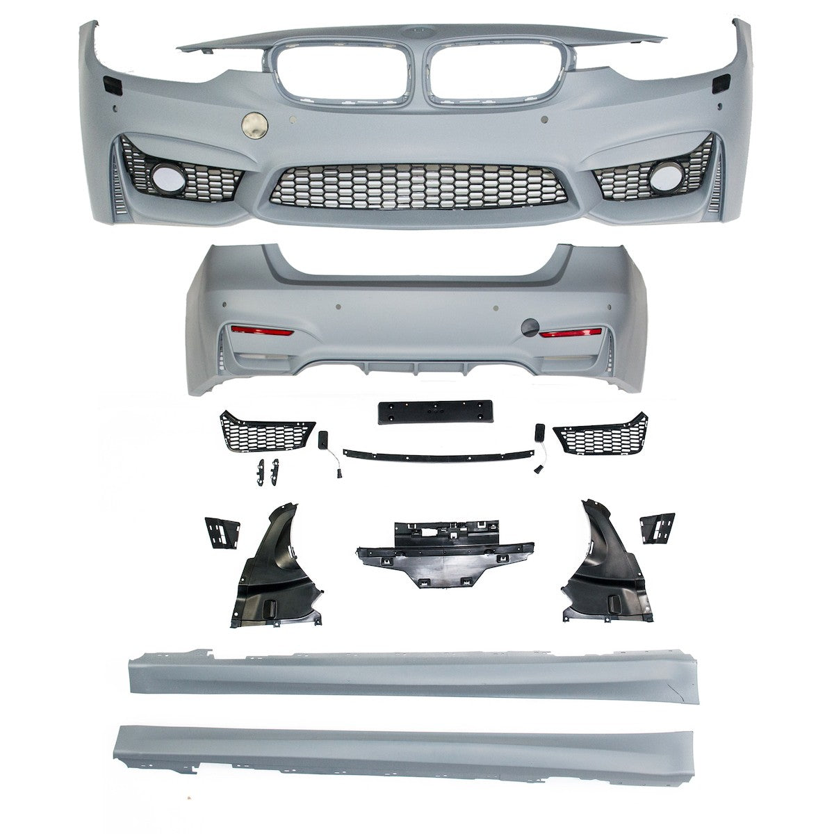 Bodykit Stoßstangen Set SRA passend für BMW 3 (F30) Limousine 2012-2018