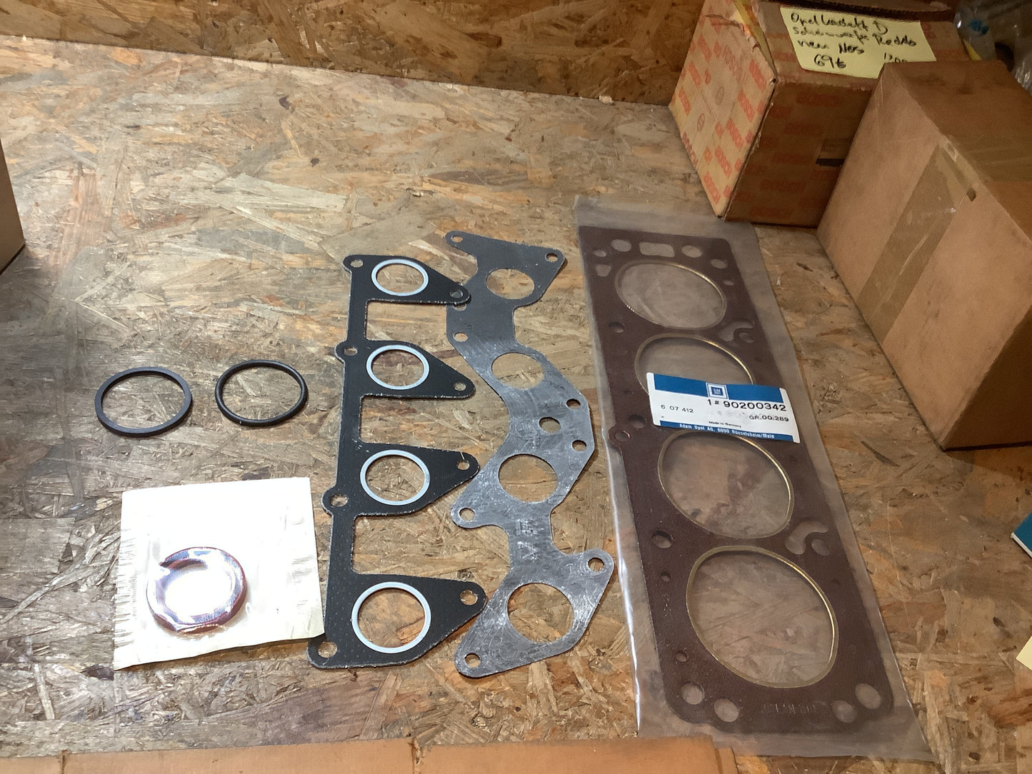 Opel Manta B 1,6, Opel Rekord E 1,6 Dichtungssatz Original GM NEU