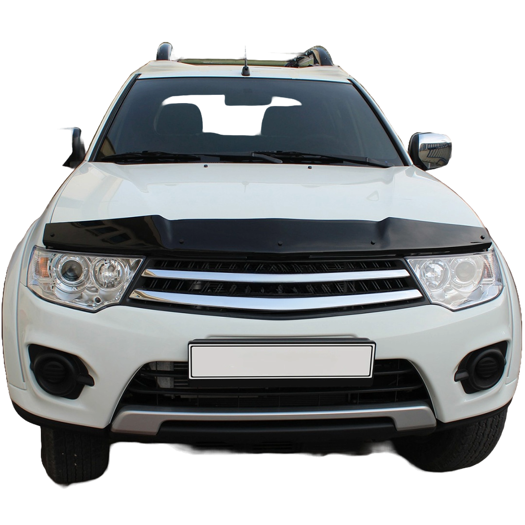 BP04.024 - Motorhaubenschutz passend für MITSUBISHI L200 Triton Serie 4 2007-2014 Hochglanz Schwarz