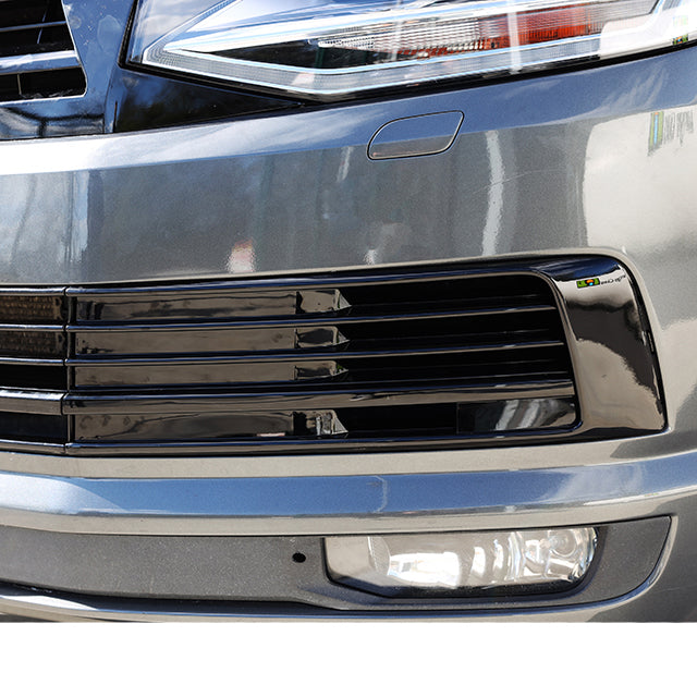 Frontgrill-Set Gloss Black für VW TRANSPORTER MULTIVAN T6 2015-heute