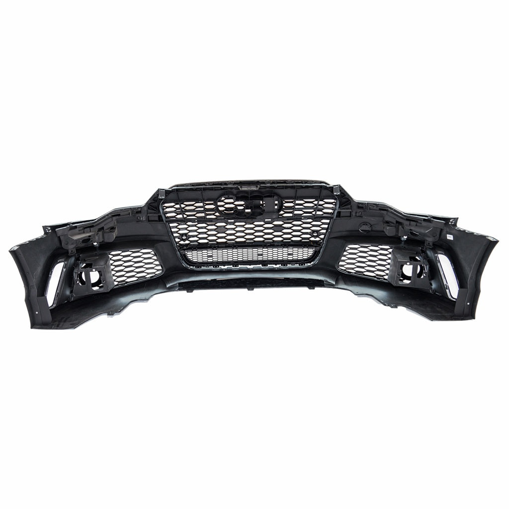 Frontstoßstange mit Grill PDC + SRA, Unlackiert + Schwarzer Grill, für AUDI A6 C7 (4G) Limousine Avant Pre-Facelift 2011-2015