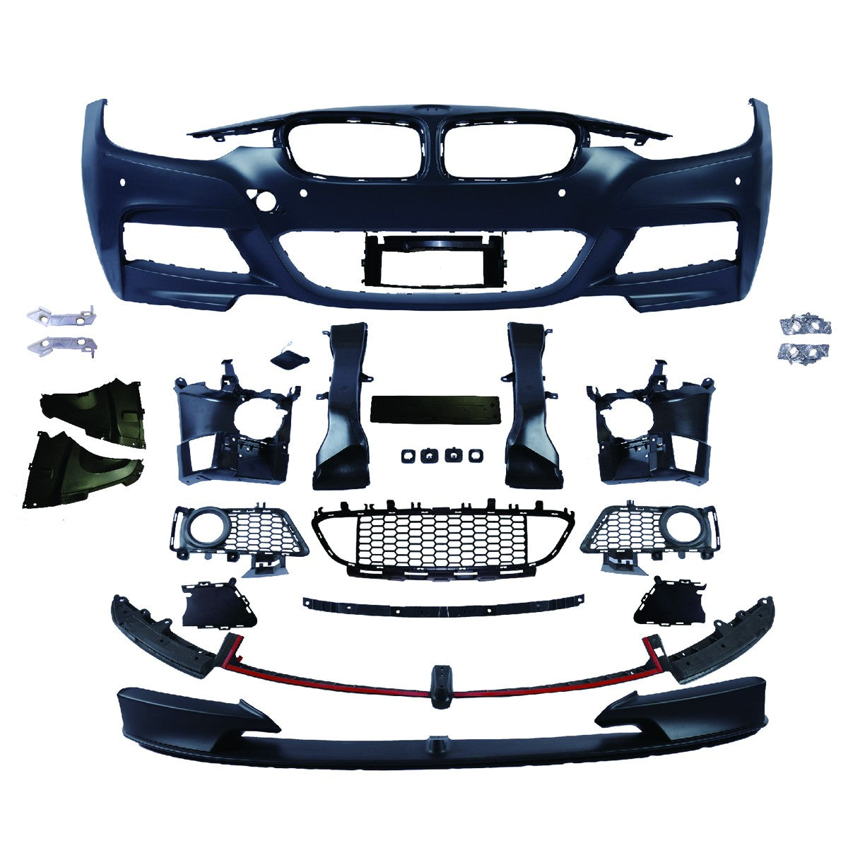 Sportfrontstoßstange mit SRA passend für BMW 3er F30 F31 2011-2015
