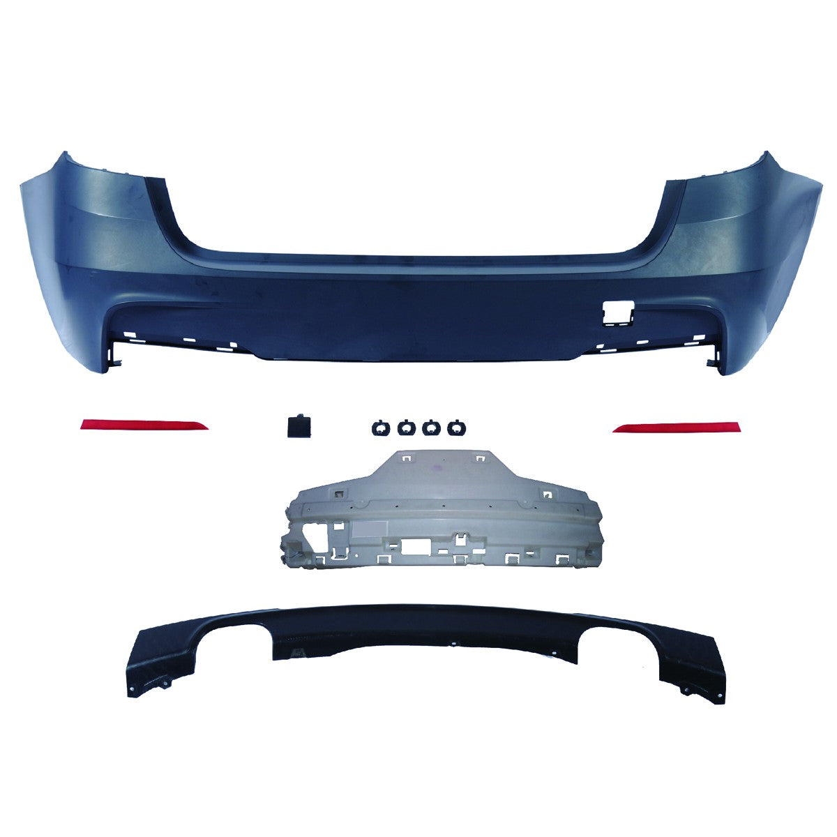 Sportheckstoßstange mit Diffusor passend für BMW 3er F31 Touring 2011-2018