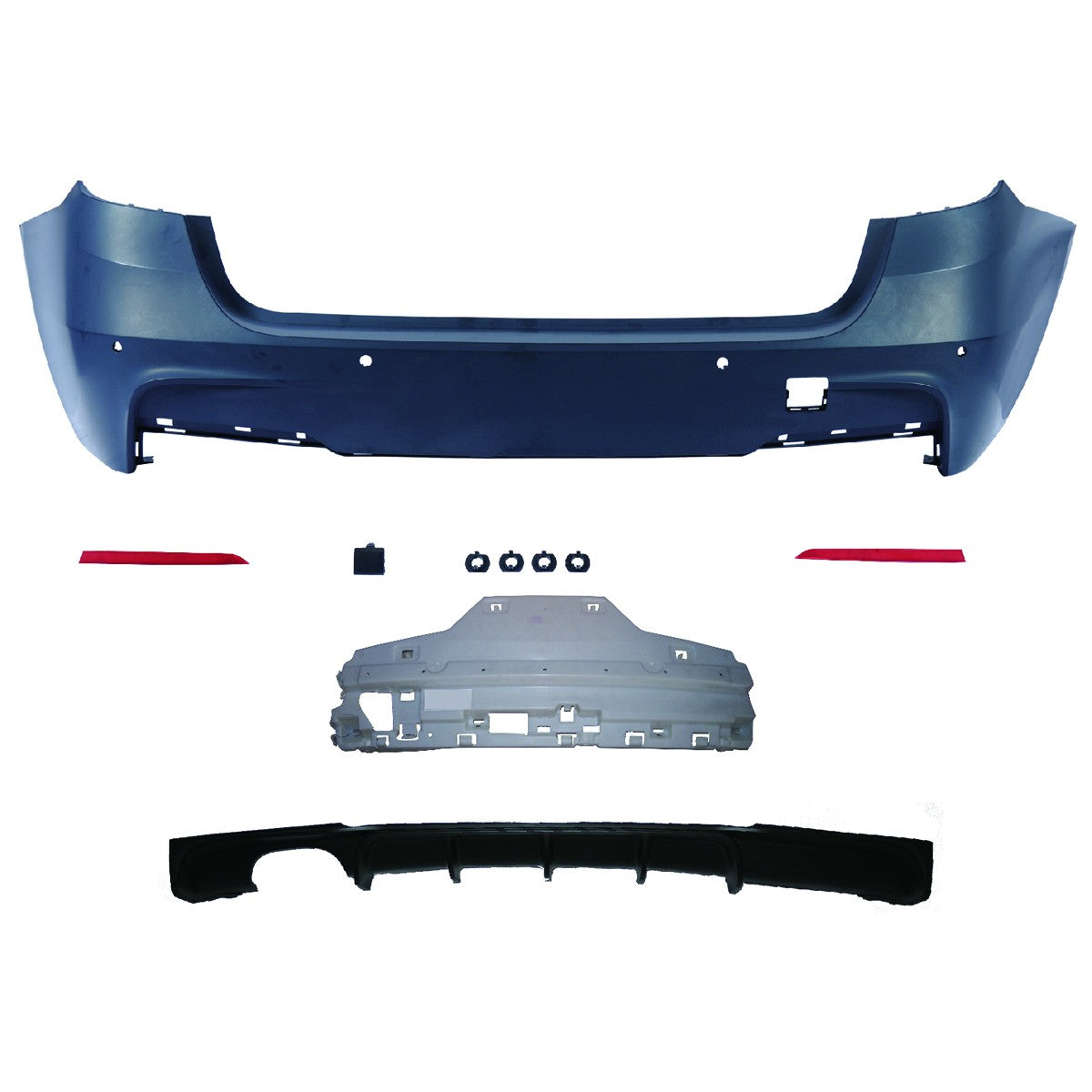 Sportheckstoßstange mit Diffusor passend für BMW 3er F31 Touring 2011-2019