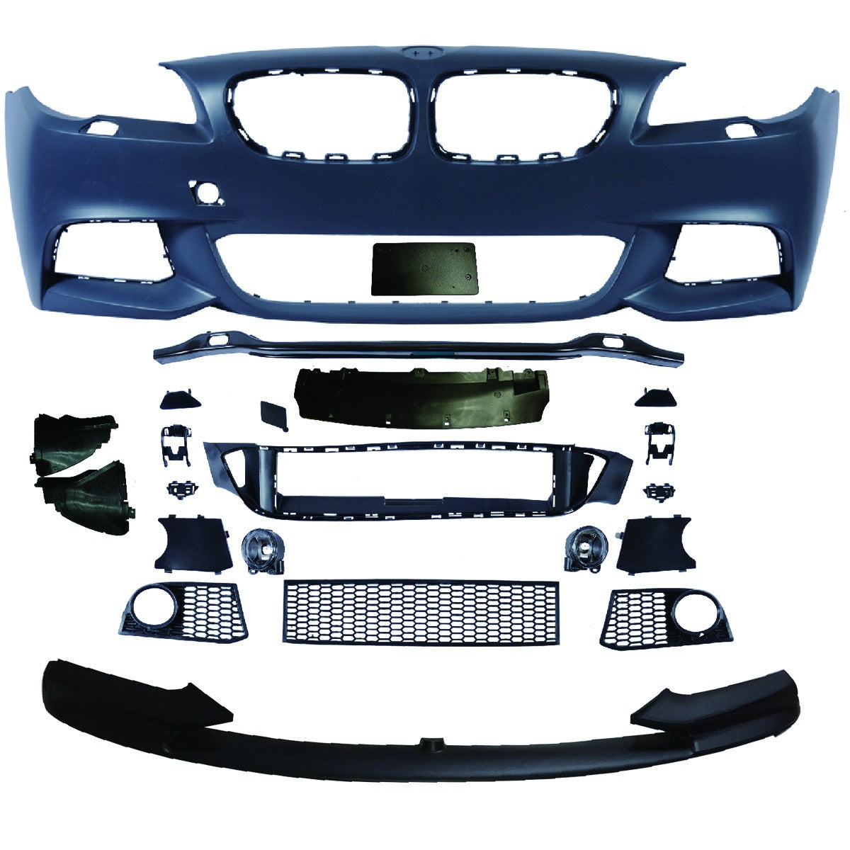 Sport Frontstoßstange mit SRA & Spoiler passend für BMW 5er (F10/F11) 2010-2013
