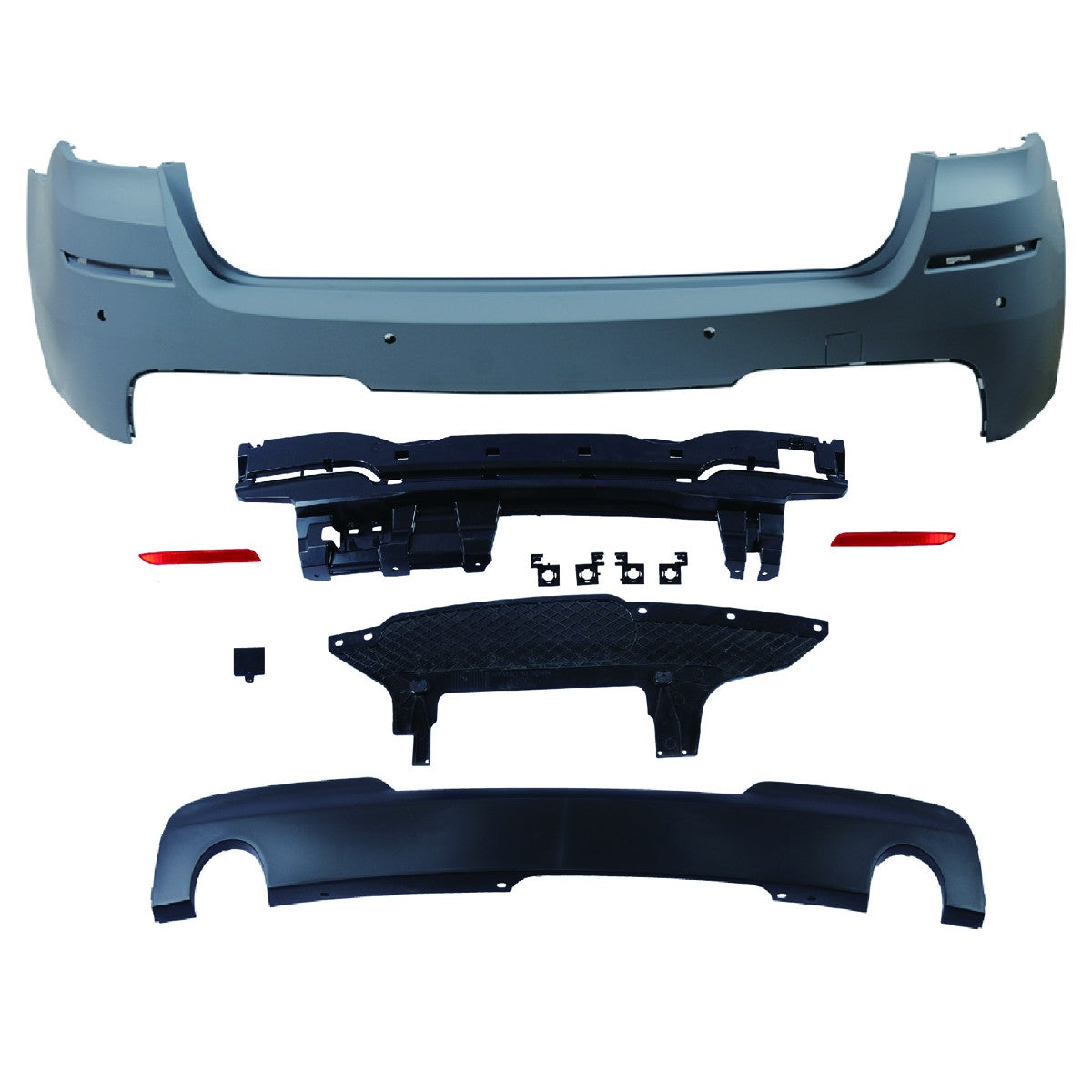 Heckstoßstange mit PDC Diffusor passend für BMW 5er F11 Touring 2010-2017