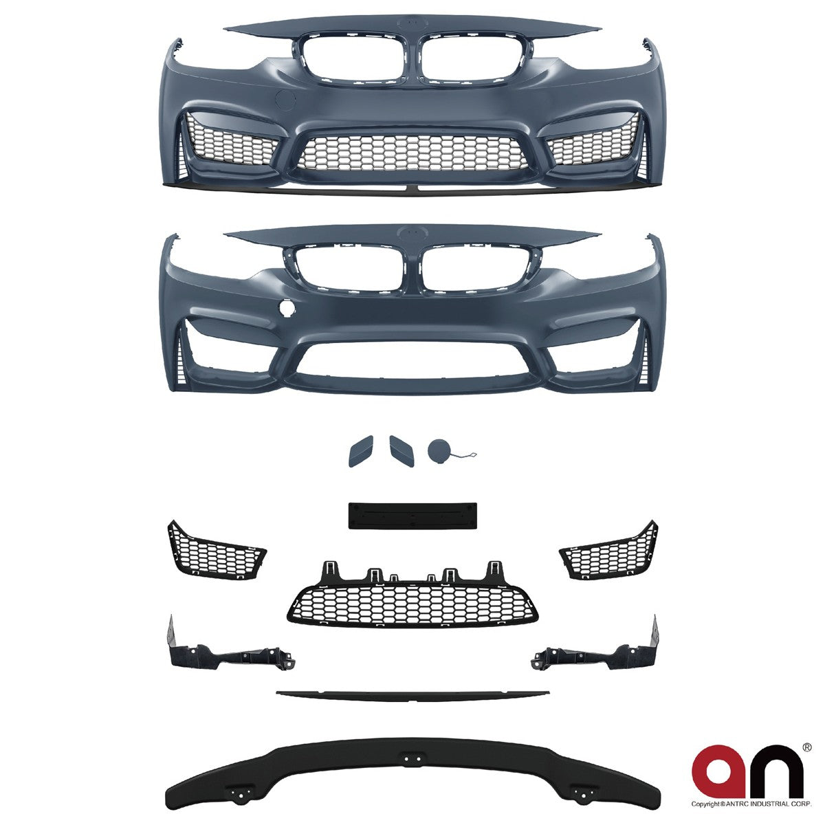 Frontstoßstange PDC SRA Spoiler passend für BMW 4er F32 F33 F36 2013-2021